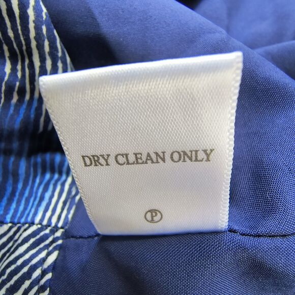 Coldwater Creek Skirt Womens Plus 1X Blue Geometric Embroidery Midi Cottage Boho - Picture 15 of 15